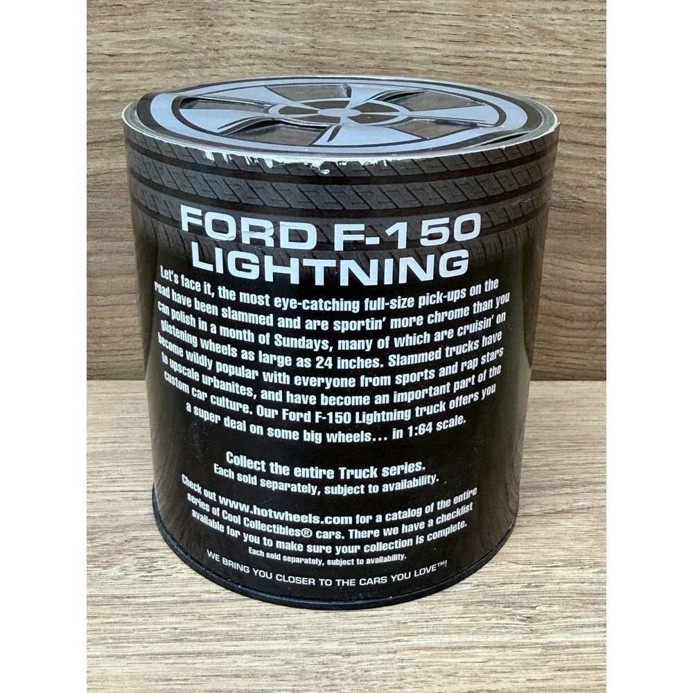 Hot Wheels Ford F-150 Lightning Pickup Oil Can Truck Series 1/15000 Blue 2003